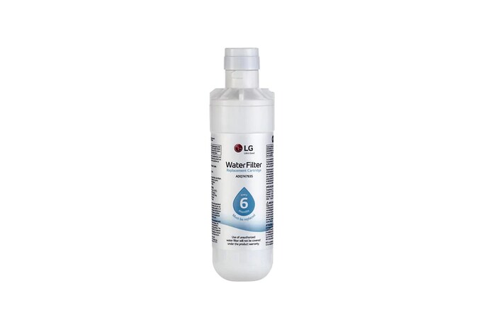 LG LT1000P® - Filtro de Agua de Reemplazo para el Refrigerador con Capacidad para 6 meses/200 galones (NSF42, NSF53 y NSF401*), AGF80300704