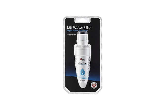 LG LT1000P® - Filtro de Agua de Reemplazo para el Refrigerador con Capacidad para 6 meses/200 galones (NSF42, NSF53 y NSF401*), AGF80300704