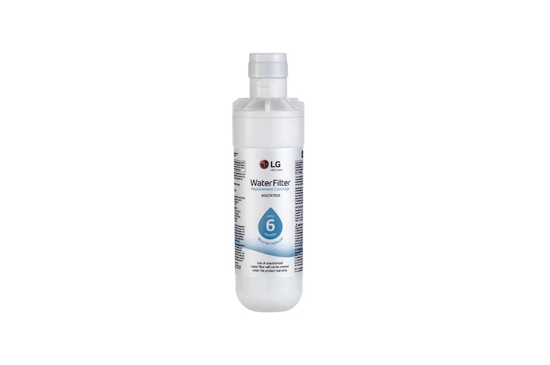 LG LT1000P® - Filtro de Agua de Reemplazo para el Refrigerador con Capacidad para 6 meses/200 galones (NSF42, NSF53 y NSF401*), AGF80300704
