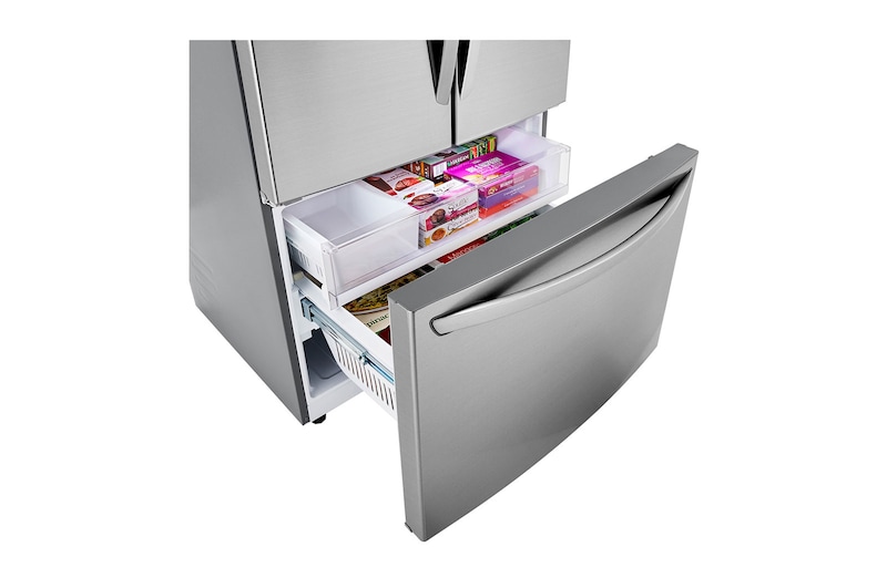 Freezer Drawer Angle Filled 
