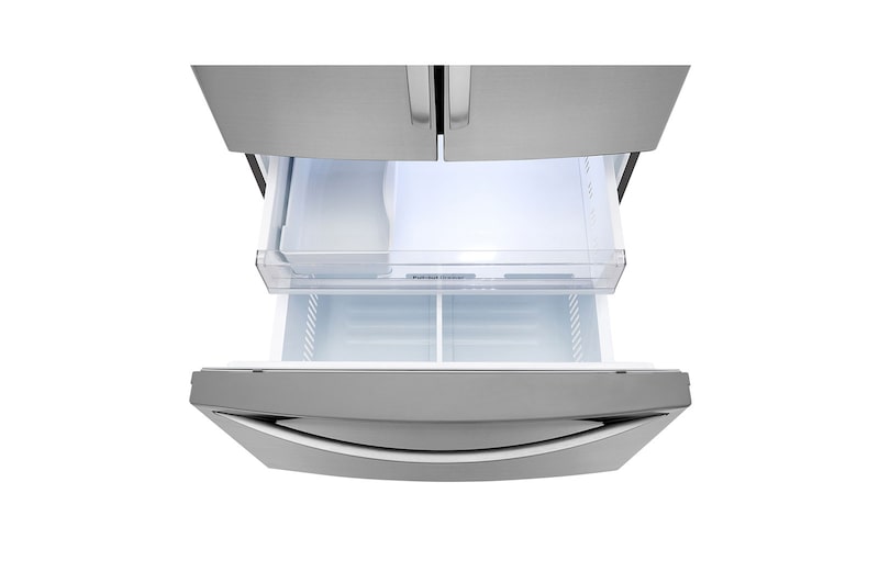 Freezer interior without filled