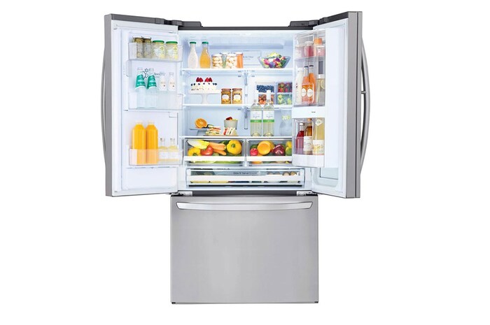 LG Refrigeradora French Door InstaView™ 28pᶟ (Gross) / 28pᶟ (Net) Door-in-Door® Compresor Smart Inverter, GM78SXS