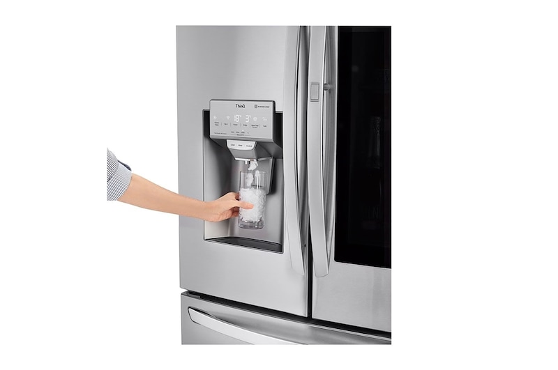 LG Refrigeradora French Door InstaView™ 28pᶟ (Gross) / 28pᶟ (Net) Door-in-Door® Compresor Smart Inverter, GM78SXS
