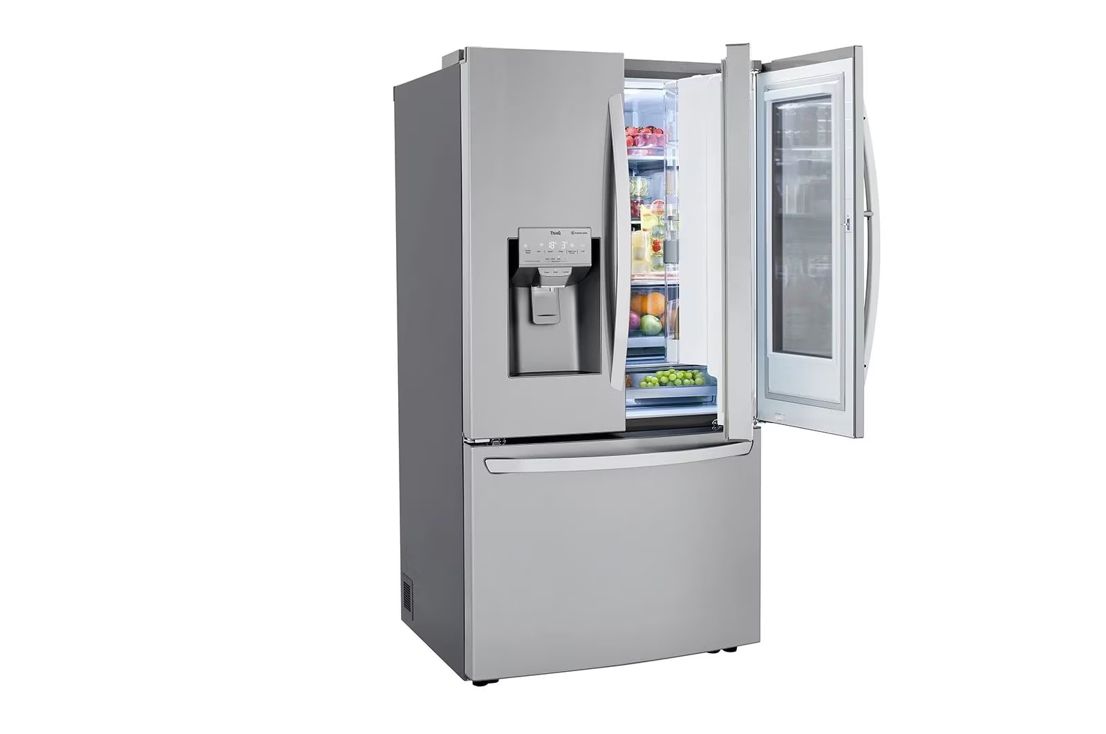 LG Refrigeradora French Door InstaView™ 28pᶟ (Gross) / 28pᶟ (Net) Door-in-Door® Compresor Smart Inverter, GM78SXS