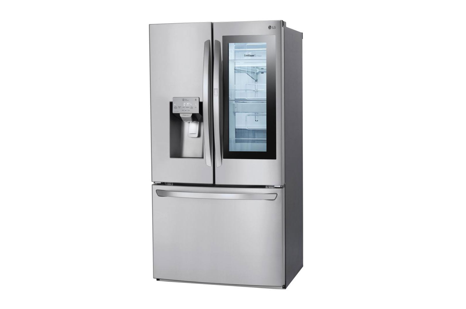LG Refrigeradora French Door InstaView™ 28pᶟ (Gross) / 28pᶟ (Net) Door-in-Door® Compresor Smart Inverter, GM78SXS