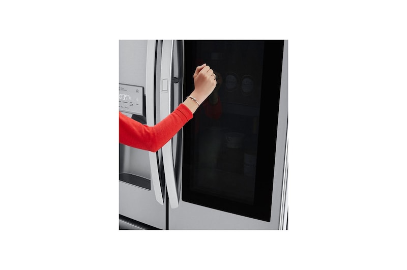 LG Refrigeradora French Door InstaView™ 28pᶟ (Gross) / 28pᶟ (Net) Door-in-Door® Compresor Smart Inverter, GM78SXS