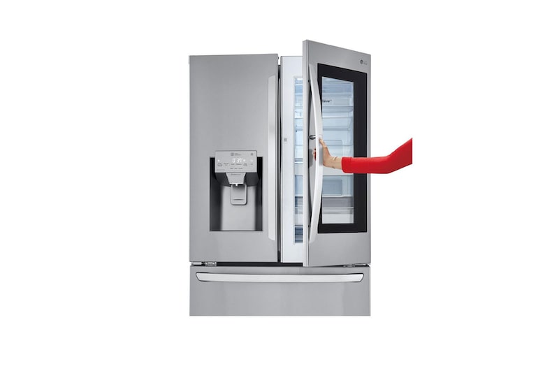 LG Refrigeradora French Door InstaView™ 28pᶟ (Gross) / 28pᶟ (Net) Door-in-Door® Compresor Smart Inverter, GM78SXS