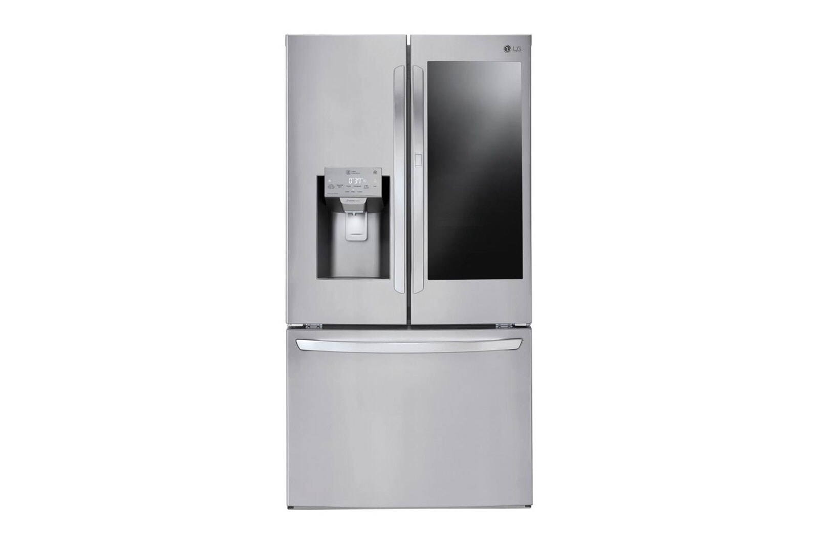 LG Refrigeradora French Door InstaView™ 28pᶟ (Gross) / 28pᶟ (Net) Door-in-Door® Compresor Smart Inverter, GM78SXS