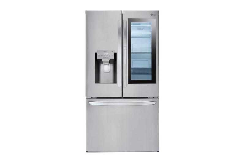 LG Refrigeradora French Door InstaView™ 28pᶟ (Gross) / 28pᶟ (Net) Door-in-Door® Compresor Smart Inverter, GM78SXS