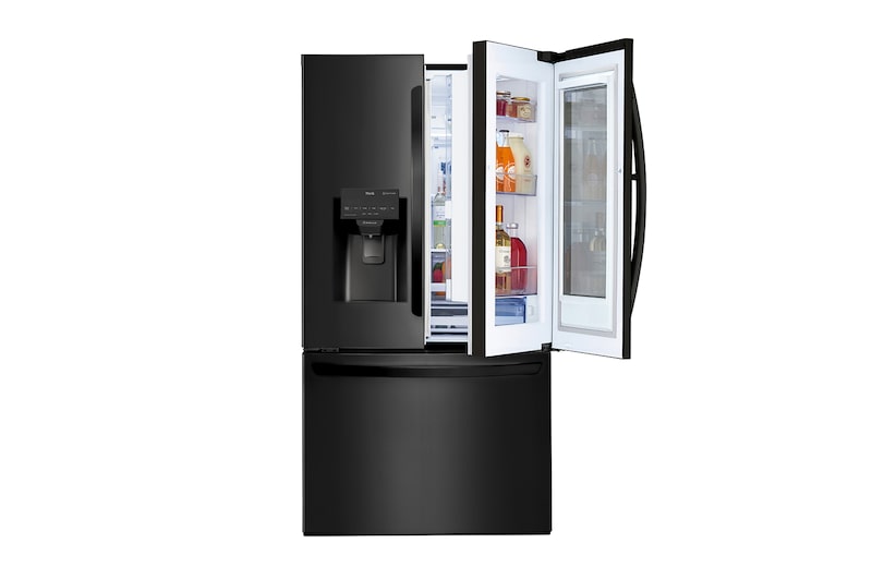 LG Refrigeradora French Door InstaView™ 27pᶟ (Net) / 29pᶟ (Gross)  Multi Air Flow™  DoorCooling⁺™ ThinQ™, GM78SXT