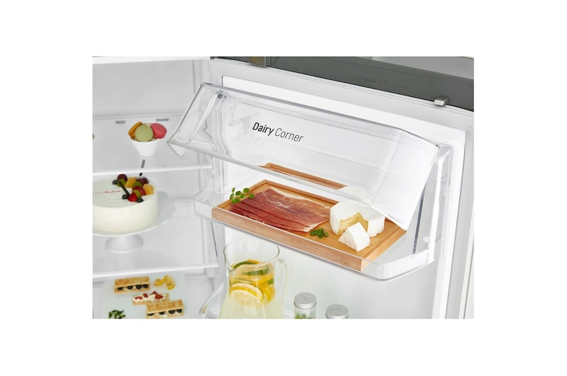 LG 24 pᶟ | Side by Side | Moist Balance Crisper™ | Compresor linear inverter | Platinum Silver | ThinQ™ (Neto: 23 pᶟ), GS65MPP1
