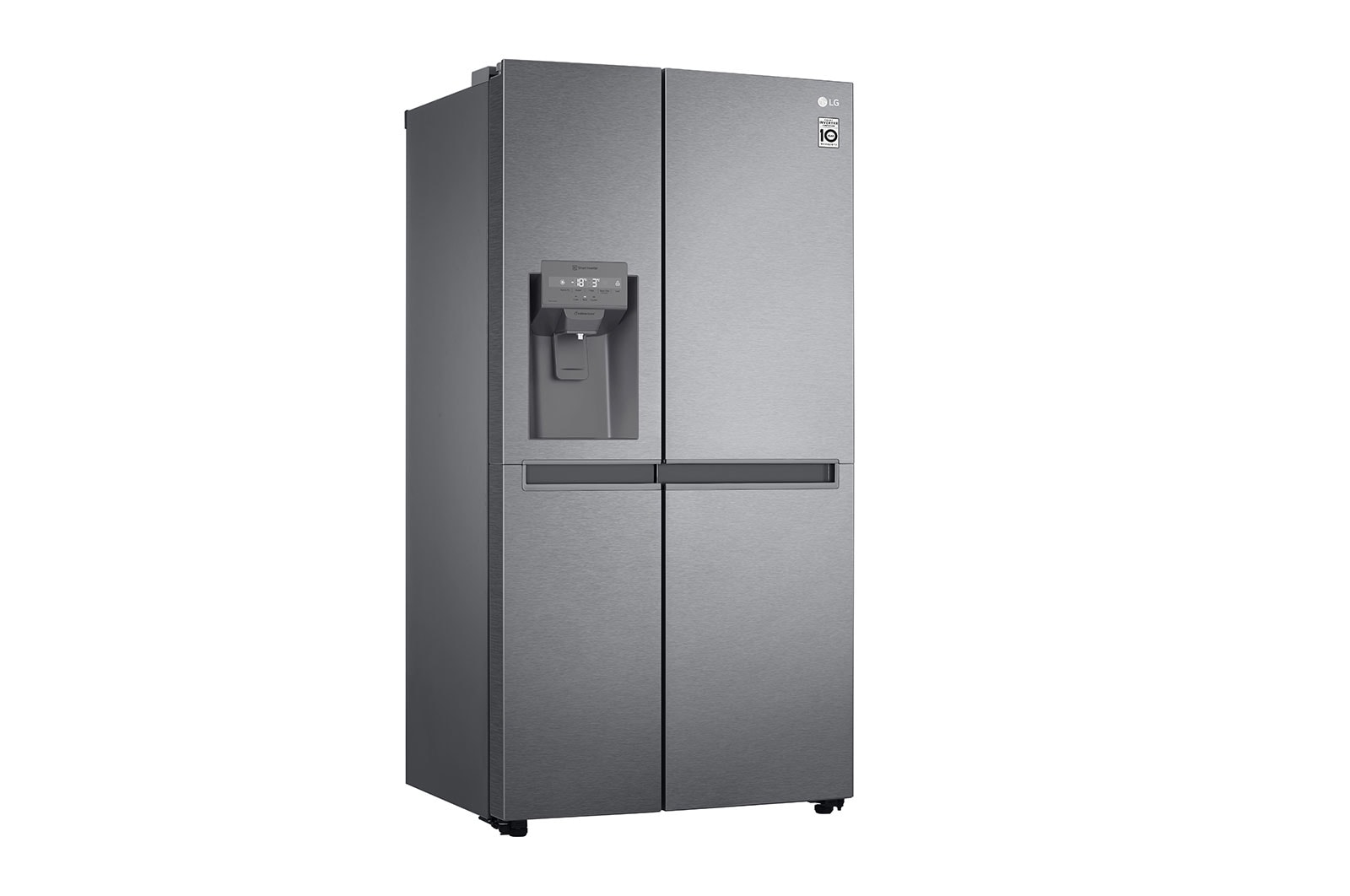 LG Refrigeradora Side by Side 23.8pᶟ(Gross) / 21.6pᶟ(Net) LG GS65WPPK Smart Inverter Silver, GS65WPPK