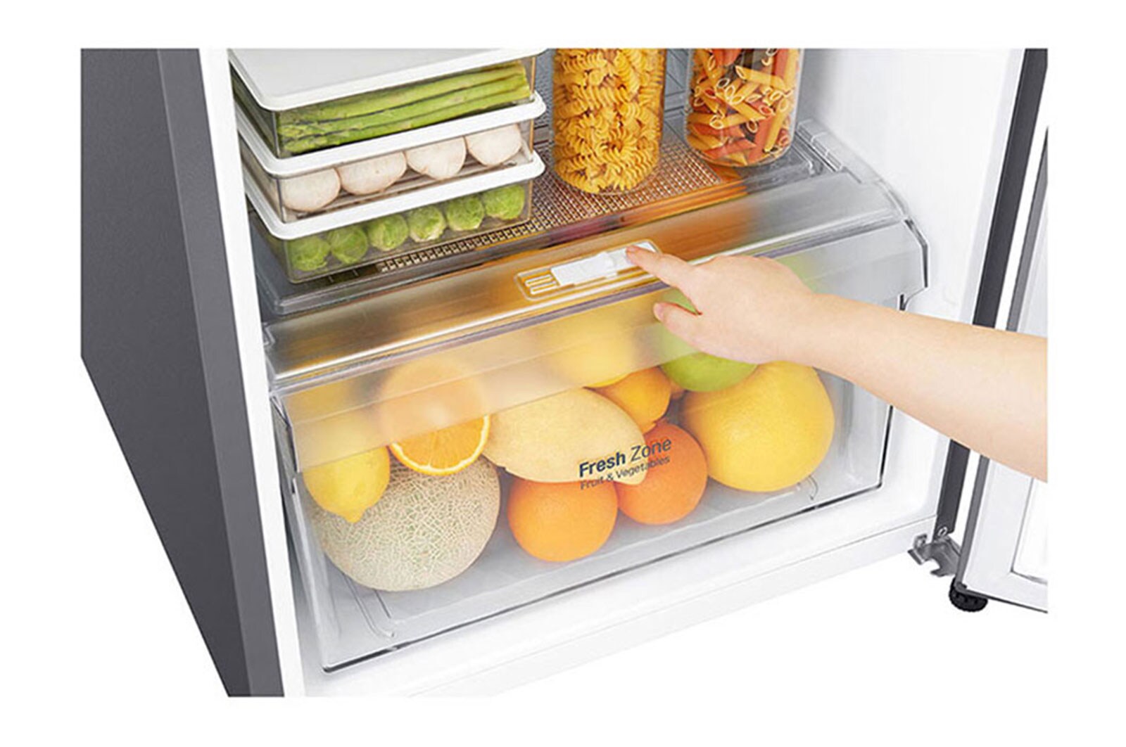 LG 15 pᶟ |Top Freezer |LINEARCooling™ |Compresor Smart Inverter|Acero Brillante |Smart Diagnosis™ (Neto: 14 pᶟ), GT39BPP
