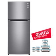 Front view of Refrigeradora LG de 15 ftᶟ, Door Cooling+ y Smart Diagnosis™ GT40BDC