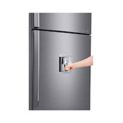 LG 15 pᶟ |Top Freezer |Door Cooling<sup>+</sup> |Smart Inverter|Acero Brillante |Smart Diagnosis™, GT43WGP