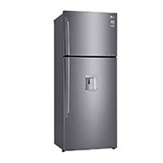 LG 15 pᶟ |Top Freezer |Door Cooling<sup>+</sup> |Smart Inverter|Acero Brillante |Smart Diagnosis™, GT43WGP