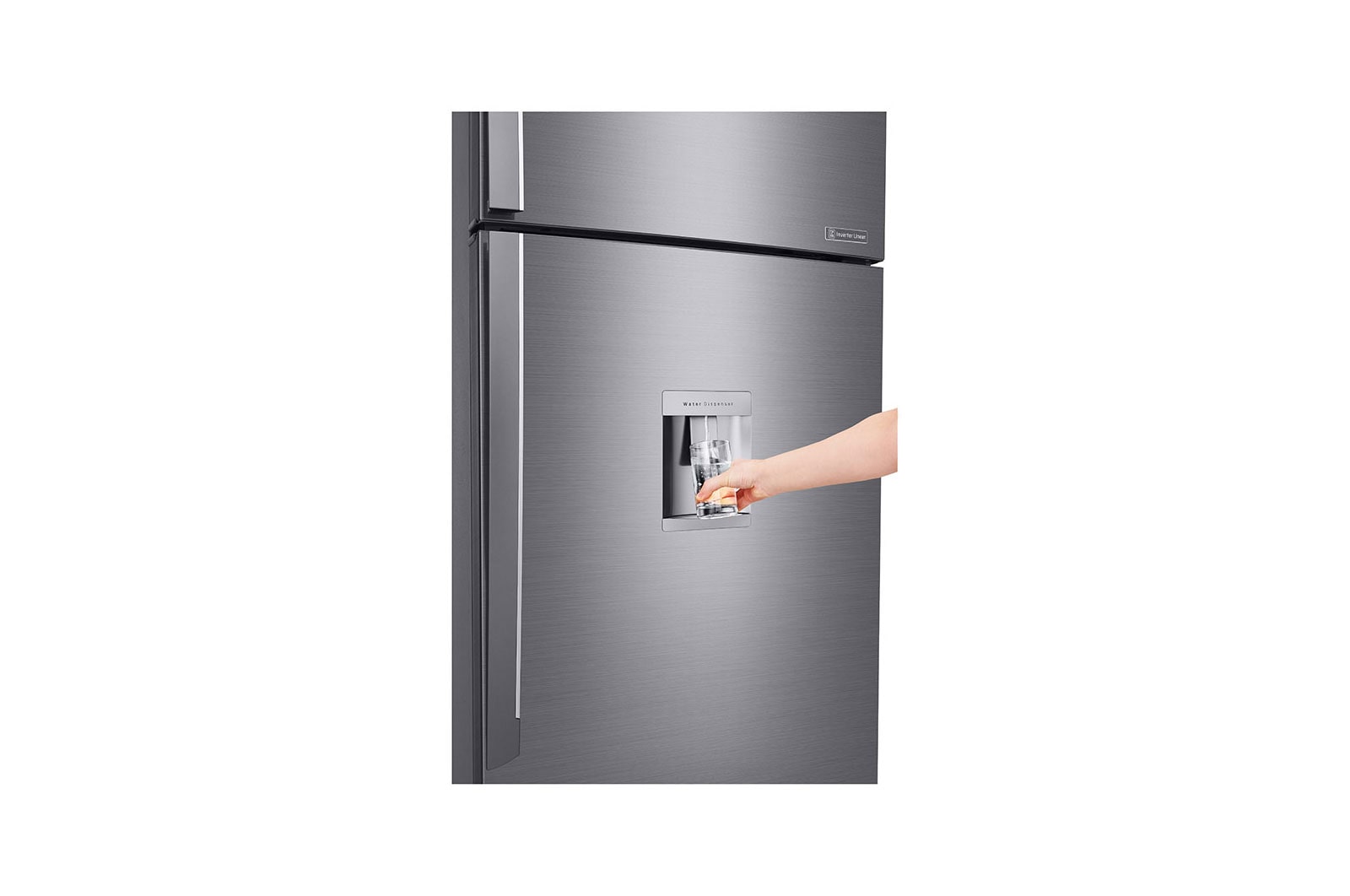 LG 15 pᶟ |Top Freezer |Door Cooling<sup>+</sup> |Smart Inverter|Acero Brillante |Smart Diagnosis™, GT43WGP