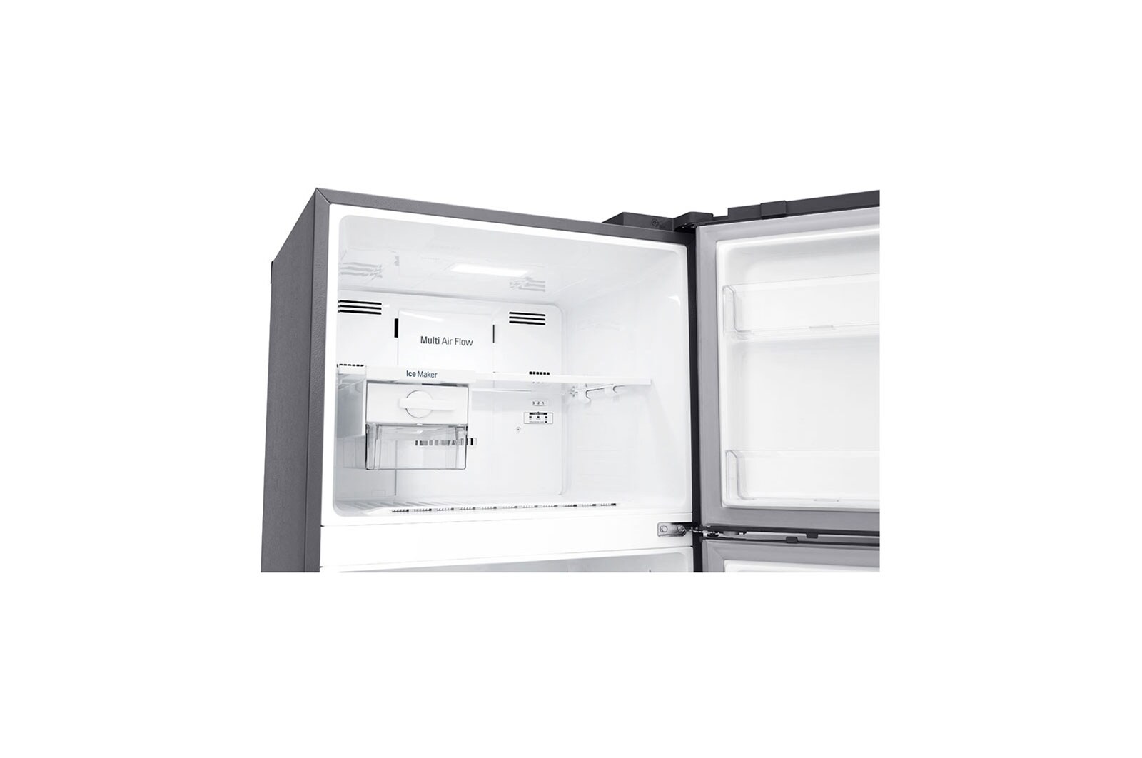 LG 15 pᶟ |Top Freezer |Door Cooling<sup>+</sup> |Smart Inverter|Acero Brillante |Smart Diagnosis™, GT43WGP