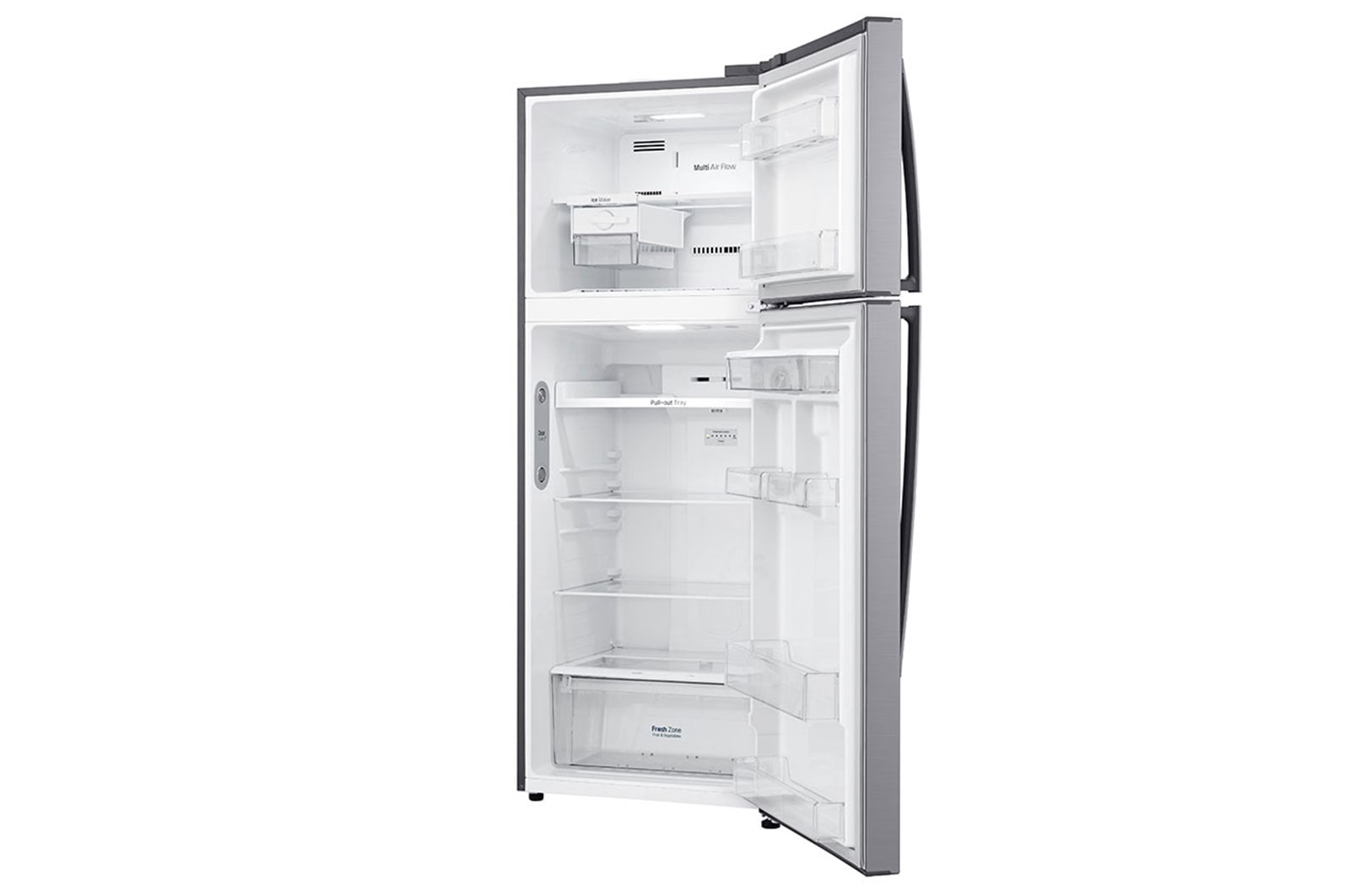 LG 15 pᶟ |Top Freezer |Door Cooling<sup>+</sup> |Smart Inverter|Acero Brillante |Smart Diagnosis™, GT43WGP