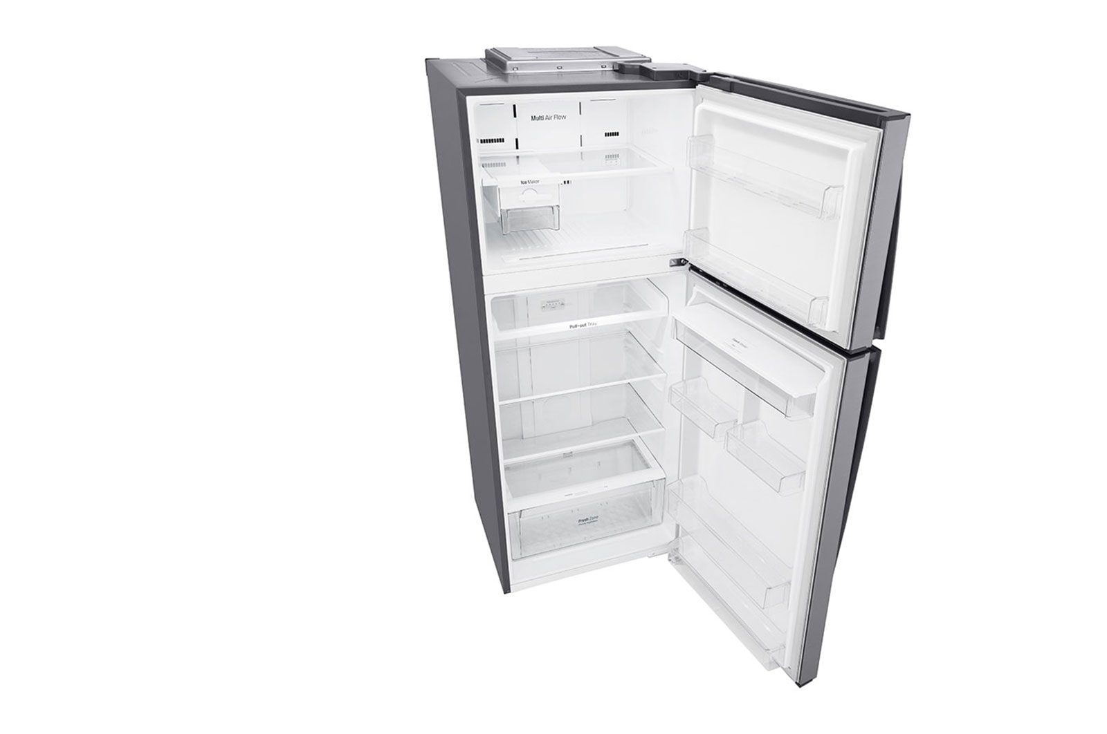 LG 15 pᶟ |Top Freezer |Door Cooling<sup>+</sup> |Smart Inverter|Acero Brillante |Smart Diagnosis™, GT43WGP