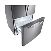 LG 25 pᶟ | French Door | Slim SpacePlus™ | Compresor lineal inverter | Plata platino | ThinQ™, LM65BGSK