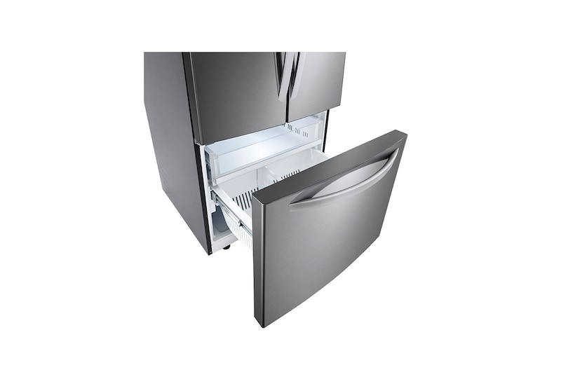 LG 25 pᶟ | French Door | Slim SpacePlus™ | Compresor lineal inverter | Plata platino | ThinQ™, LM65BGSK