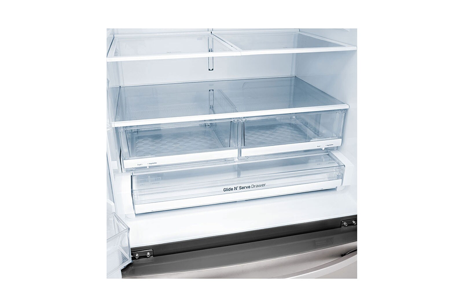 LG Refrigeradora French Door 28pᶟ Gross / 26pᶟ Net  Slim SpacePlus™ Compresor linear inverter Slim SpacePlus™ ThinQ™, LM75SGS