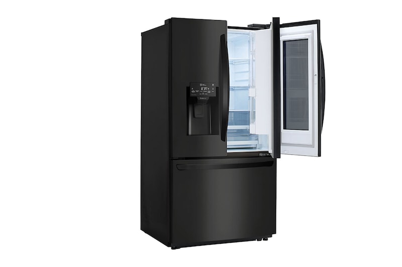 LG 28 pᶟ |InstaView™ Door-in-Door®|French Door|Hygiene Fresh⁺ |Compresor linear inverter |Negro Mate |ThinQ™ , LM75SXT