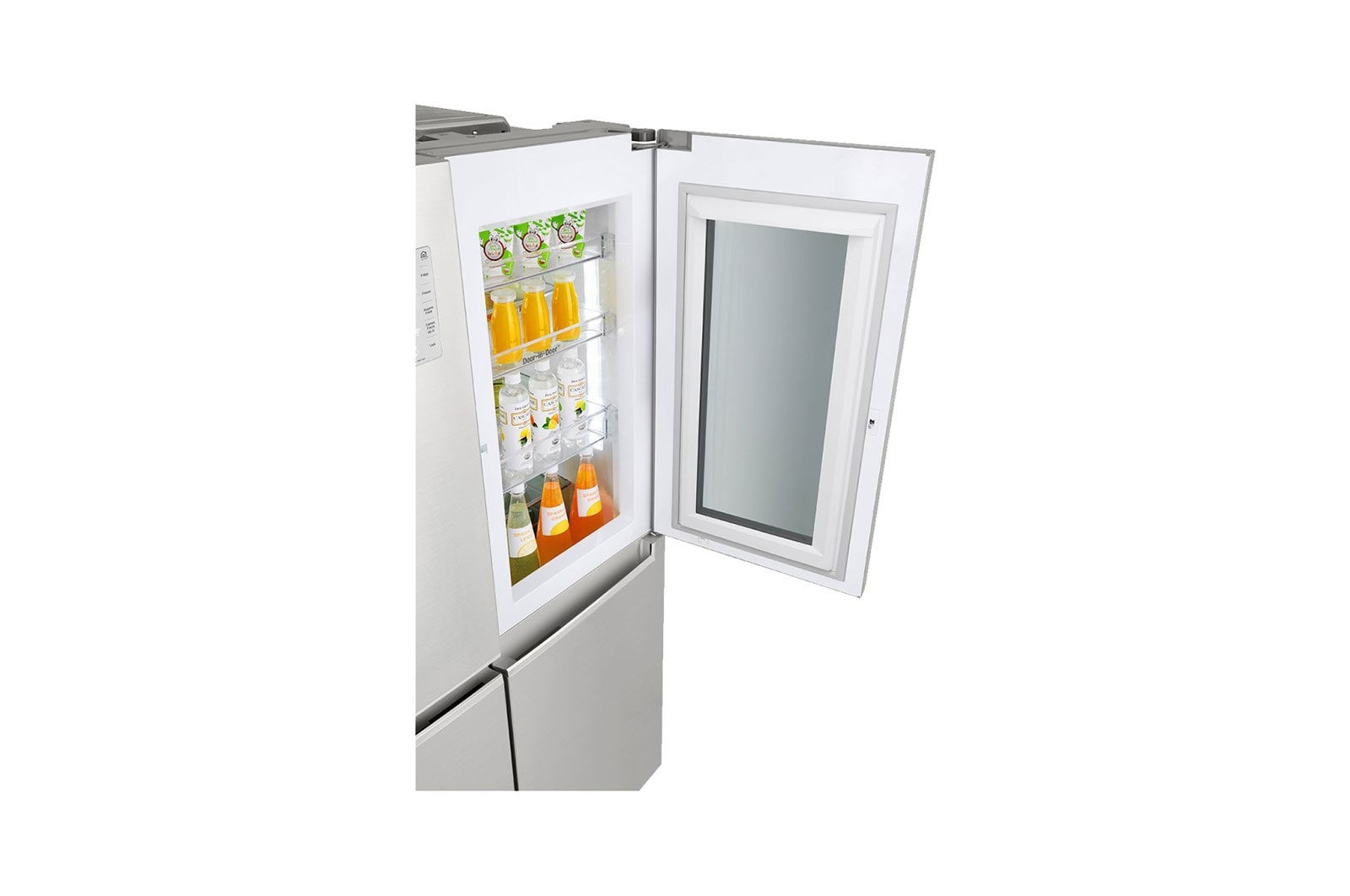 LG Refrigeradora Side By Side InstaView™ 24p³(Gross)/22.1p³(Net)  Door-in-Door® Smart ThinQ™ FRESH Balancer™ Linear Inverter, LS65MXN