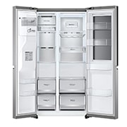 LG Refrigeradora Side by Side 22.4pᶟ (NET) / 23.8pᶟ (Gross) Door-in-Door™ LINEARCooling™ Craft Ice™ Instaview® ThinQ™ Metal, LS66SXNC