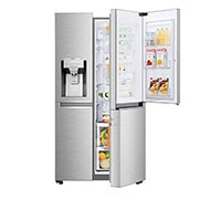 LG 28 pᶟ |Door-in-Door®| Side by Side |Multi Air Flow™ |Compresor linear inverter |Acero Inoxidable |ThinQ™, LS74SDP