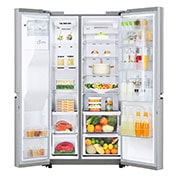 LG 28 pᶟ |Door-in-Door®| Side by Side |Multi Air Flow™ |Compresor linear inverter |Acero Inoxidable |ThinQ™, LS74SDP