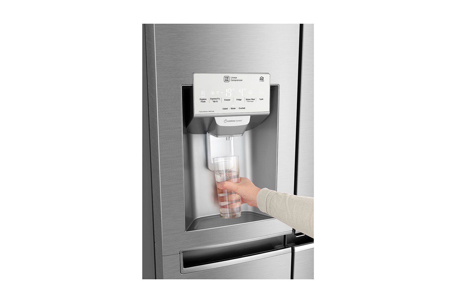 LG 28 pᶟ |Door-in-Door®| Side by Side |Multi Air Flow™ |Compresor linear inverter |Acero Inoxidable |ThinQ™, LS74SDP