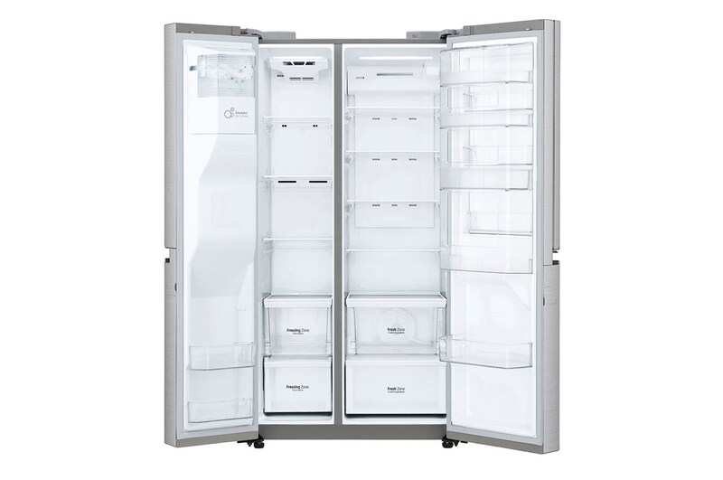 LG 28 pᶟ |Door-in-Door®| Side by Side |Multi Air Flow™ |Compresor linear inverter |Acero Inoxidable |ThinQ™, LS74SDP