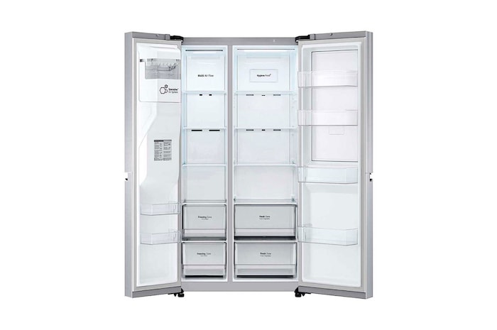 LG Refrigeradora Side by Side 27.1pᶟ (NET) / 28.7pᶟ (Gross)  Door-in-Door™ ThinQ™ UVnano™, LS77SDS