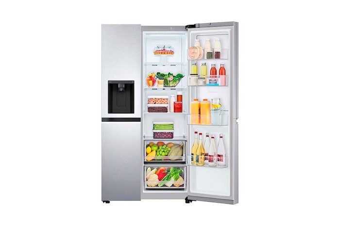 LG Refrigeradora Side by Side 27.1pᶟ (NET) / 28.7pᶟ (Gross)  Door-in-Door™ ThinQ™ UVnano™, LS77SDS