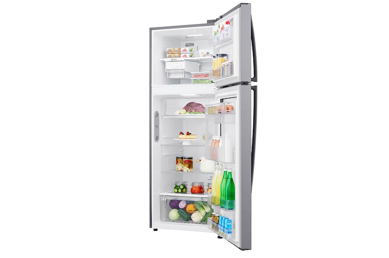 LG 17 pᶟ |Door-in-Door® |Top Freezer |DoorCooling+™ |Compresor linear inverter |Platinum silver |ThinQ™, LT47MDP