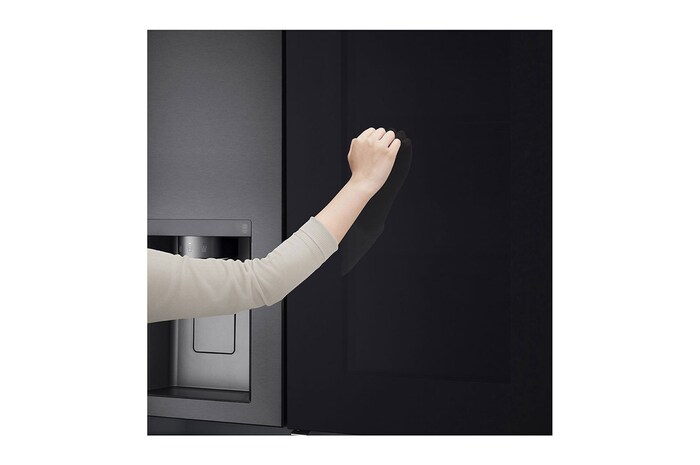 LG Refrigeradora Side By Side 22.4pᶟ (Net) / 24pᶟ (Gross) ThinQ™ Door-in-Door™ Craft Ice™ Negro Mate, LS66SXTC.AMCCPNM
