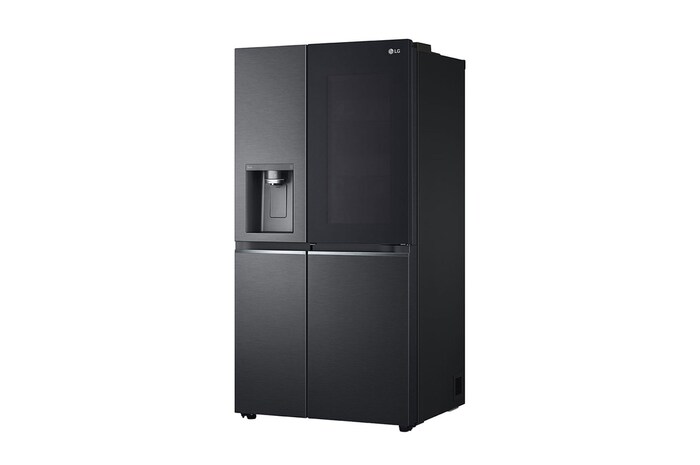 LG Refrigeradora Side By Side 22.4pᶟ (Net) / 24pᶟ (Gross) ThinQ™ Door-in-Door™ Craft Ice™ Negro Mate, LS66SXTC.AMCCPNM