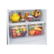 LG Refrigeradora Top Freezer 21pᶟ(Gross)/19.5pᶟ(Net) Smart Inverter™ Smart Diagnosis™, GT57BPSX.ASTCPNM