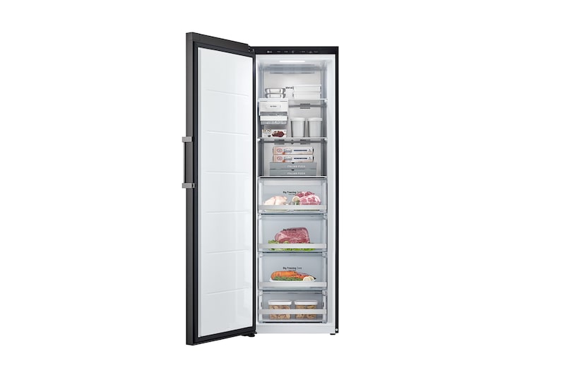 LG Congelador OBJET One Door 11.3pᶟ (Net) / 11.3pᶟ (Gross) Flat Door Smart Diagnosis™ ThinQ™ color Rosa, VC34BQK