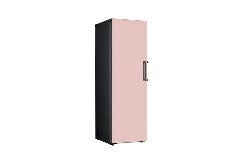 LG Congelador OBJET One Door 11.3pᶟ (Net) / 11.3pᶟ (Gross) Flat Door Smart Diagnosis™ ThinQ™ color Rosa, VC34BQK