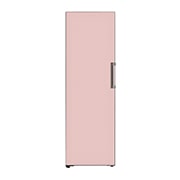 LG Congelador Object One Door 11.3pᶟ (Net) / 11.3pᶟ (Gross) Flat Door Smart Diagnosis™ ThinQ™ color Rosa, VC34BQK