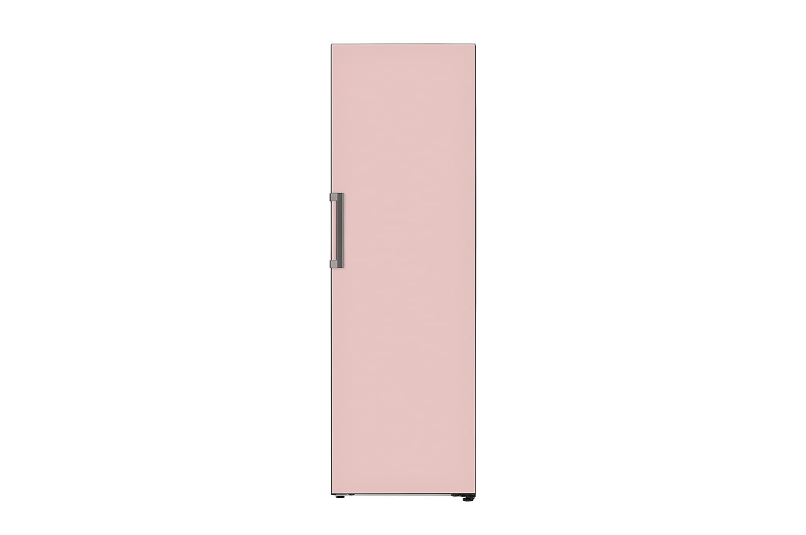 Vista frontal de Refrigerador OBJET One Door 11.3pᶟ (Net) / 11.3pᶟ (Gross) Flat Door Smart Diagnosis™ ThinQ™ color Rosa, VL42BPK