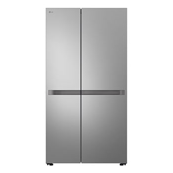 Front view of Refrigeradora Side By Side 23pᶟ(Gross) / 22pᶟ (Net) Smart Inverter Prime Silver VS25BJNK