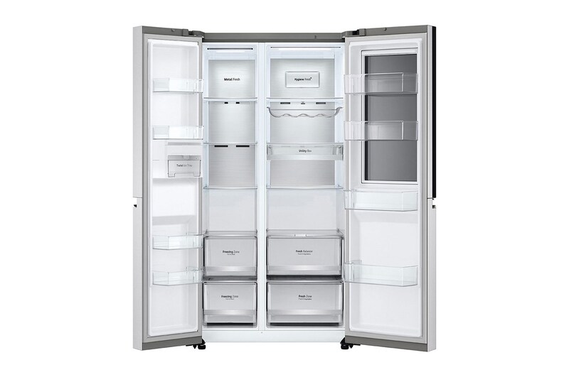 LG Refrigeradora Side By Side 24.5p³ con LinearCooling™, InstaViewᵀᴹ y Door-in-Door™, VS25QFNW