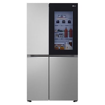 Front view refrigerator with  light effects 