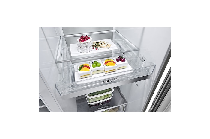 LG Refrigeradora Side by Side 23.8pᶟ InstaView®, VS25XHWC