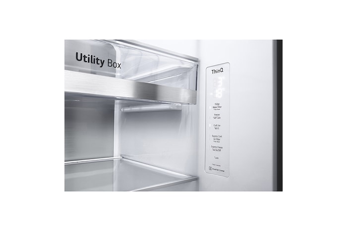 LG Refrigeradora Side by Side 23.8pᶟ InstaView®, VS25XHWC