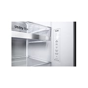 LG Refrigeradora Side by Side 22.4pᶟ (NET) / 23.8pᶟ (Gross) Door-in-Door™ LINEARCooling™ Craft Ice™ Instaview® ThinQ™ Metal, VS25XHWC